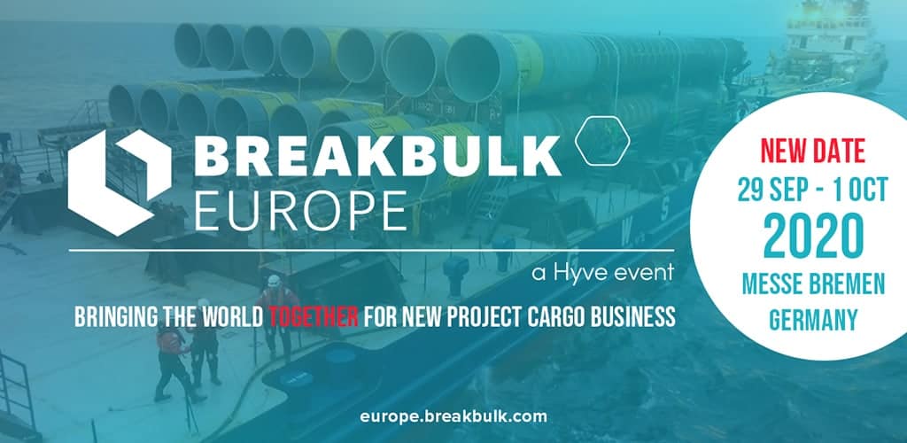 Breakbulk Europe 2020 postponed!