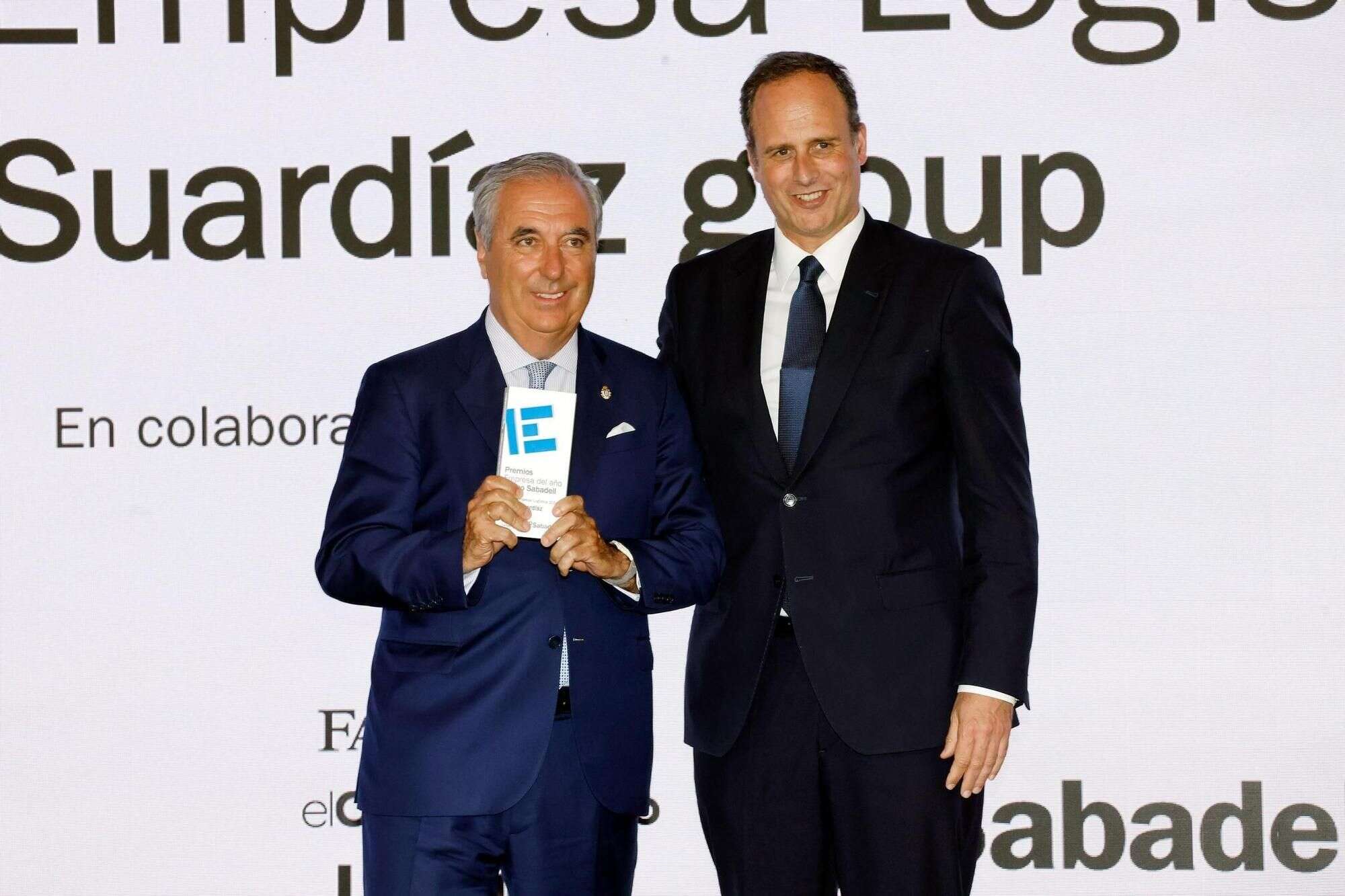 SUARDIAZ Group (WWSA Spain) recognized as Best Logistics Company at the BSabadell Company of the Year Awards presented by Banco Sabadell and Prensa Ibérica in Galicia